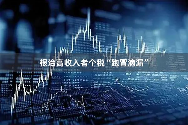 根治高收入者个税“跑冒滴漏”